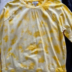 Yellow Tie Dye Sweatshirt